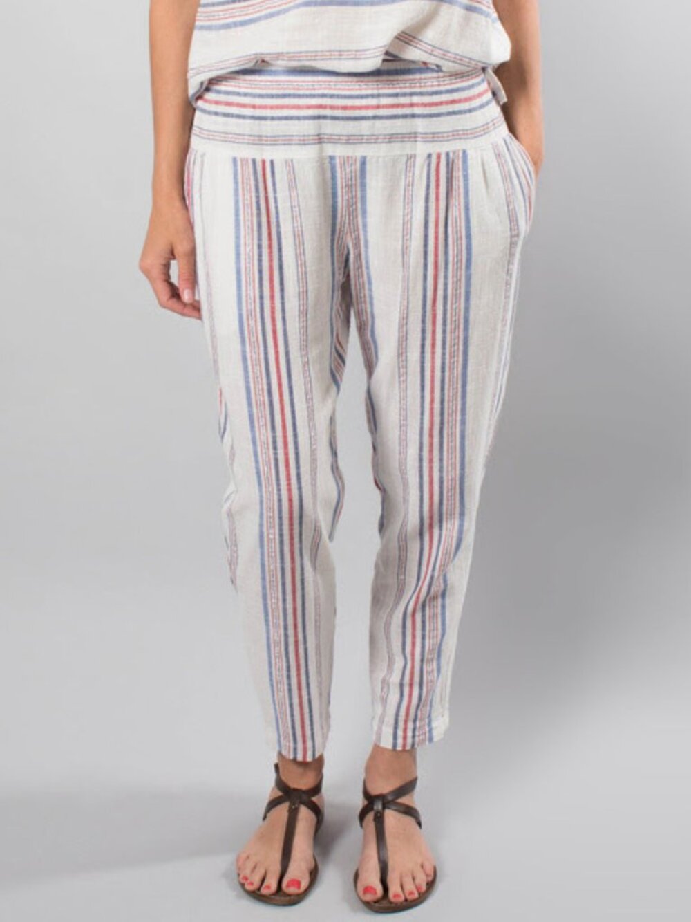 Xirena Striped Cotton "Paige" Pants, size XS